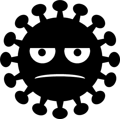 新型コロナウイルス風マーク（４）画像
