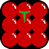 赤いブドウのアイコン画像