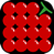 赤いブドウのアイコン（２）画像