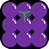 紫のブドウのアイコン画像