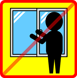 窓を閉めるの禁止マーク画像4