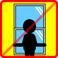 窓を閉めるの禁止マーク画像3