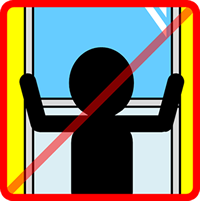 窓を開けるの禁止マーク画像3