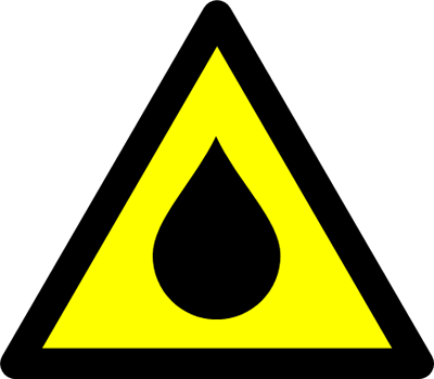水漏れ、雨漏り注意マーク（１）画像5