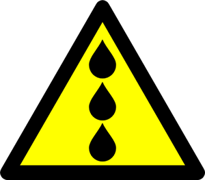 水漏れ、雨漏り注意マーク（２）画像4