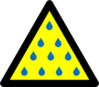 水漏れ、雨漏り注意マーク（９）画像3
