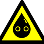 水漏れ、雨漏り注意マーク（６）