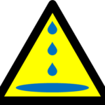 水漏れ、雨漏り注意マーク（１１）